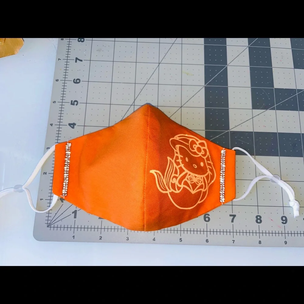 Hello kitty face mask mermaid